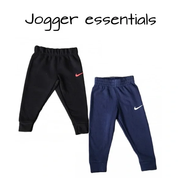 TWO PAIR OF NIKE TODDLER JOGGERS SIZE 2T - Picture 1 of 2